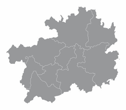 Guizhou administrative map