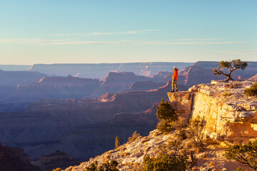Fototapeta na wymiar Hike in Grand Canyon