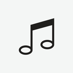 Music Note Icon Vector Illustration Design