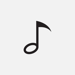 Music Note Icon Vector Illustration Design