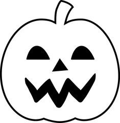 halloween pumpkin outline
