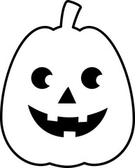 halloween pumpkin outline