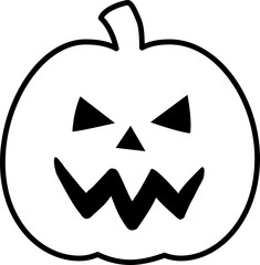halloween pumpkin outline