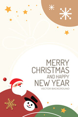 Christmas Greeting Vector Design