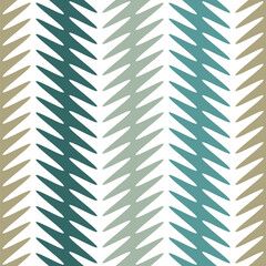 Seamless repeating pattern. Geometric striped ornament. Green wavy vertical lines on a white background. Modern stylish texture. Vector illustration for fabric, textile, and print.