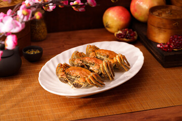 China, Mid-Autumn Festival special steamed hairy crabs