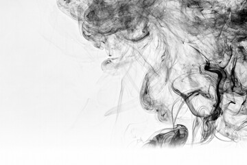 a smoke cut on a transparent background in PNG format