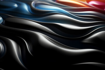 Abstract wavy colorful background