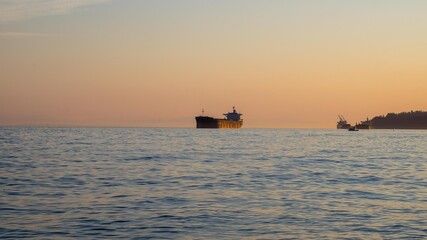 Tanker in Burrard Inlet