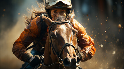 Jockey champion.