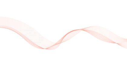 Abstract wave element for design. Digital frequency track equalizer. Stylized line art background. Vector illustration. Wave with lines created using blend tool. Curved wavy line, smooth stripe.