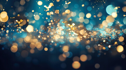 New year's blurry sparkly background - obrazy, fototapety, plakaty