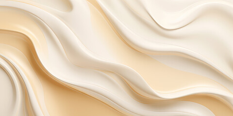 Abstract cream wallpaper. Creative cosmetics banner