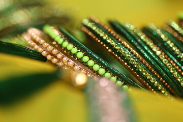 Fancy designer glass bracelets and bangles for woman fashion