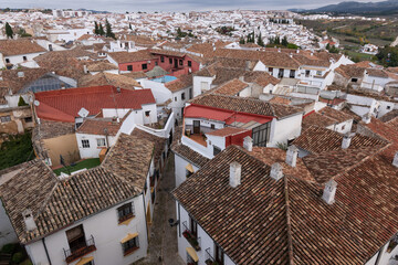 Paisaje urbano de Ronda, Mälaga, Andalucía