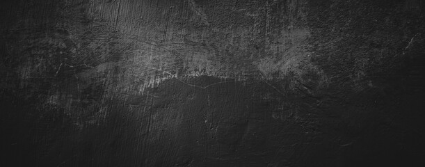 Abstract black grungy wall texture background