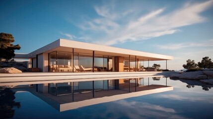 Modern Luxury House With Infinity Pool.
