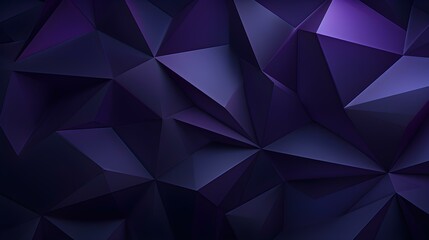 Abstract 3D Background of triangular Shapes in dark purple Colors. Modern Wallpaper of geometric Patterns
