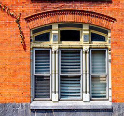 Fototapeta na wymiar victorian window frame
