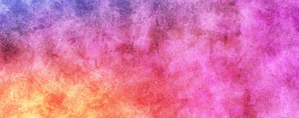 Flamboyant. Exuberant Color Eruption Polychromatic Illustrative Banner Background Wallpaper For Website Header, Web Banners,internet Marketing,print Materials,presentation Templates - obrazy, fototapety, plakaty