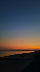 Obraz premium Colorful sunset over the sea