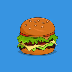 Hamburger / Burger Vector Illustration