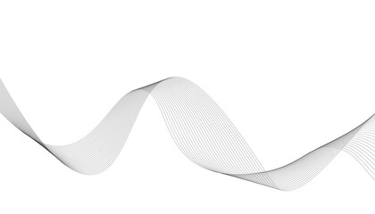 Abstract vector background with smooth color waves. Smoke wavy lines. Gray waves vector illustration. Design elements. Waves background.