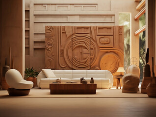 home interior design of modern living room