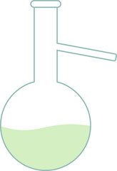 
Flask for chemical preparations for decoration and design.
