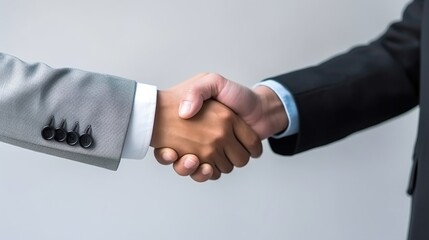 Handshake agreement join the business.Generative AI