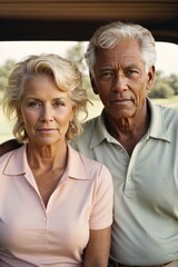 portrait of senior couple