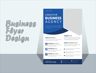 Business flyer design template