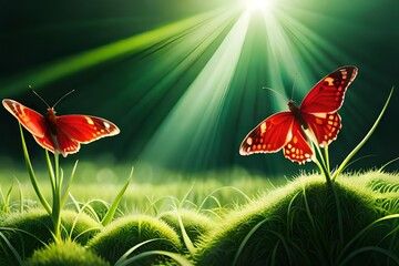 butterfly on a meadow