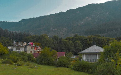house in the mountains