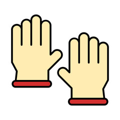 Obraz premium Glove Icon Design
