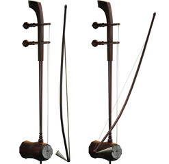 Thai musical instruments - treble fiddle wood