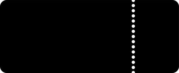 Ticket template. Concert ticket, lottery coupons, coupon vector