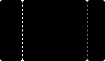 Ticket template. Concert ticket, lottery coupons, coupon vector