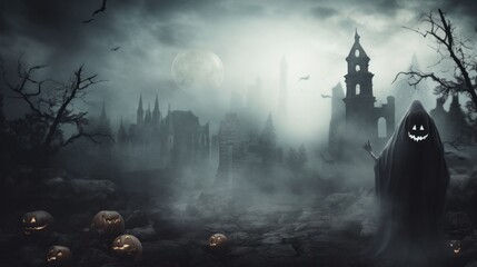 Spooky Halloween background