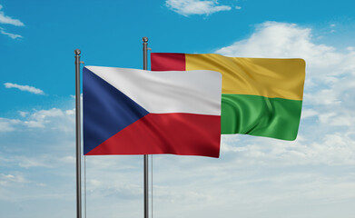 Guinea-Bissau and Czech Republic flag