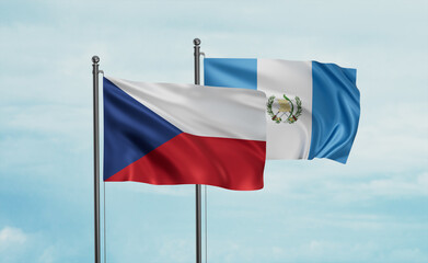 Guatemala and Czech Republic flag