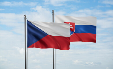 Slovakia and Czech Republic flag