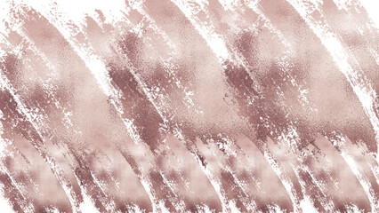 Rose gold brushstrokes on a white background
