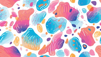 Washable wall murals Sea life Chaotic Colorful Gradient Spots. Vector background. Abstract vector pattern for fabric print. Unusual seamless pattern.