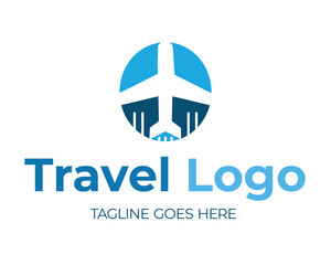 Travel agency logo vector design