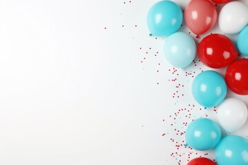 Balloons Birthyday Holiday background