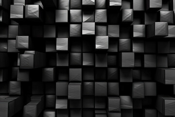 A black background with a set of cubes