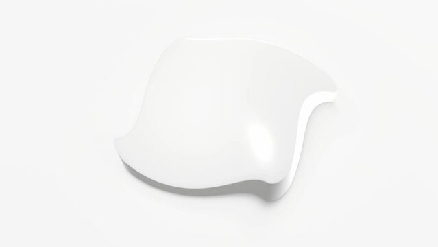 wellenf&ouml;rmig animierter abstrakter 3D Block, wei&szlig;, hellgrau, hintergrund, synchron, Bewegung, gleichm&auml;&szlig;ig, 