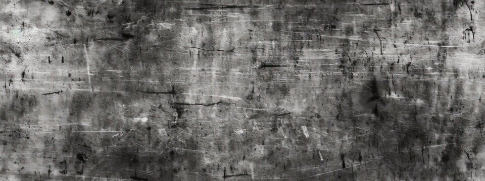 Seamless Vintage distressed old photo noise background texture, film grain, dust scratches texture overlay with vignette border. Dirty gritty grunge retro with copy space. Repeat pattern, wide banner