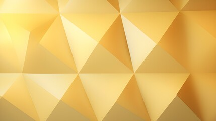 Abstract 3D Background of triangular Shapes in light yellow Colors. Modern Wallpaper of geometric Patterns
